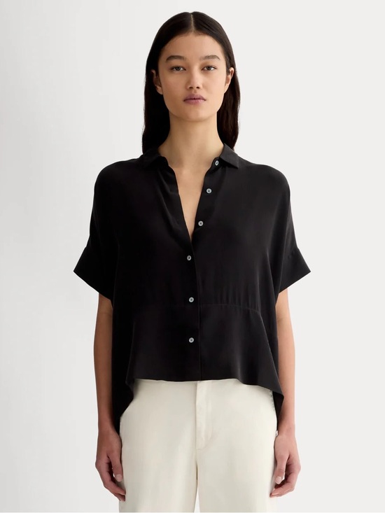 Everlane Tops - Everlane The Boxy Shirt in Washable Silk